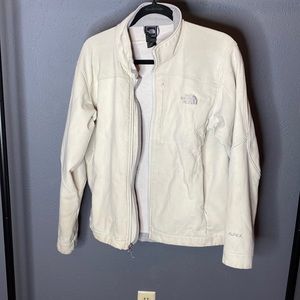 WOMEN'S White North Face Apex Jacket
